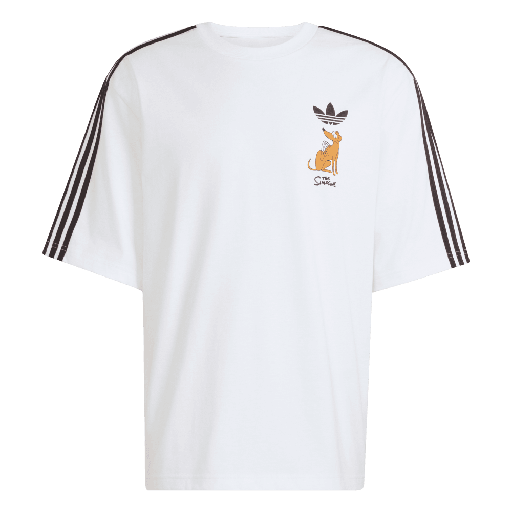 adidas Little Santas Helper Graphic T-Shirt White