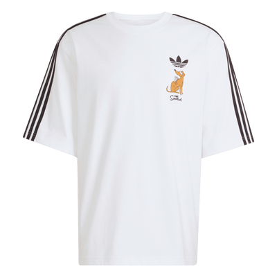 adidas Little Santas Helper Graphic T-Shirt White