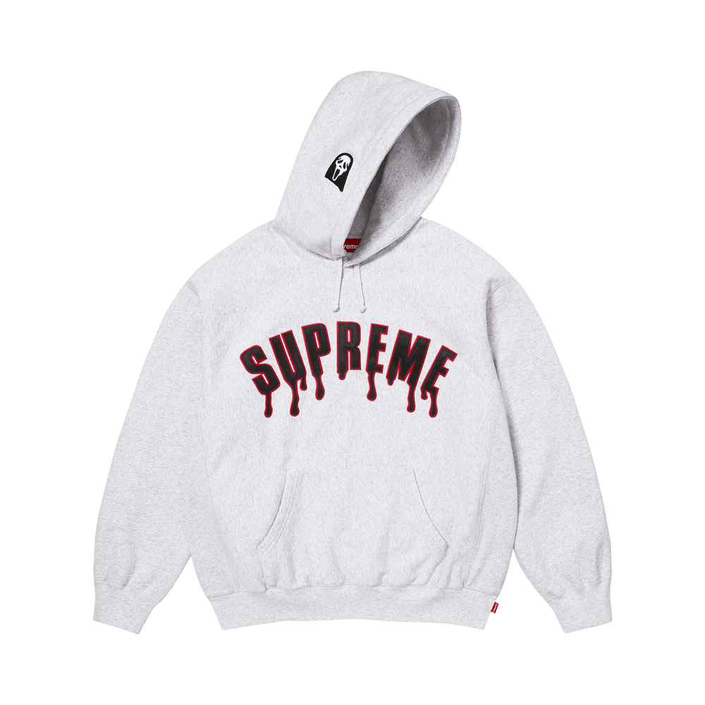 Supreme Ghostface Arc Hooded Sweatshirt 'Ash Grey'