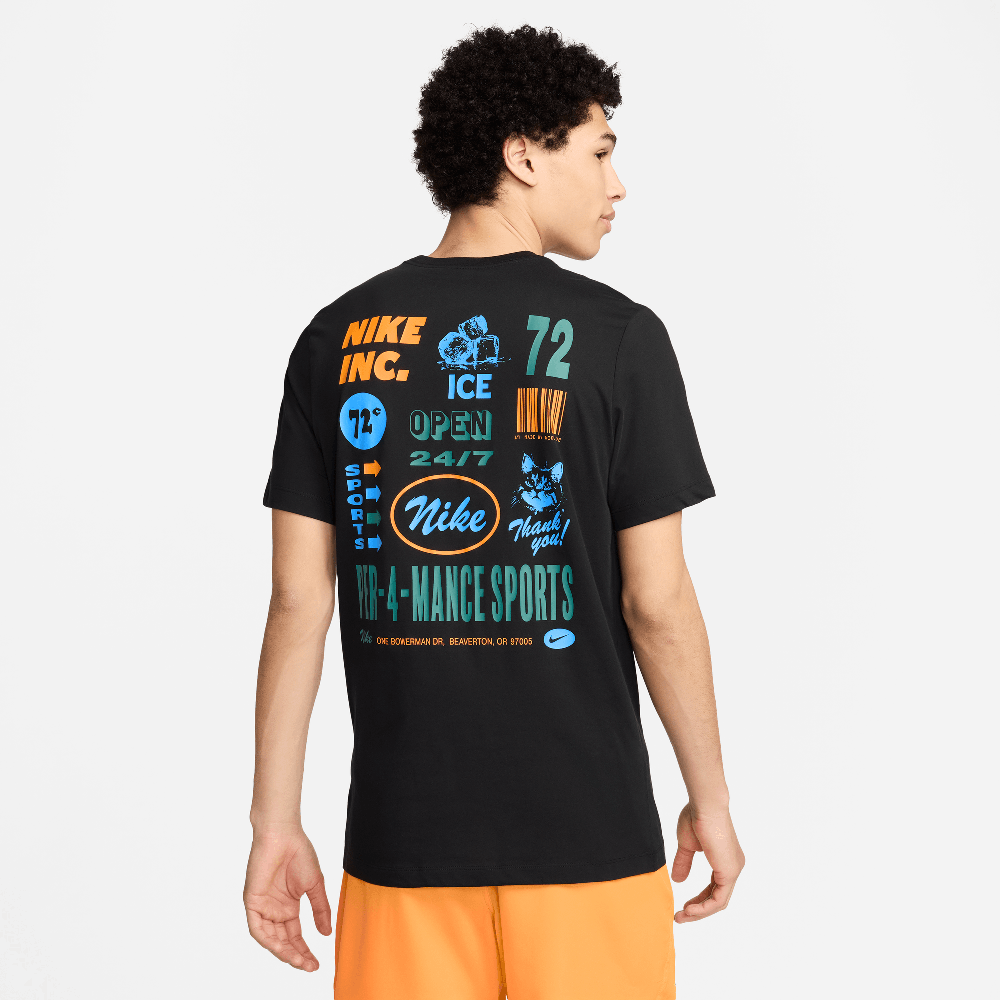 Nike Men's Dri-FIT Fitness T-Shirt Black