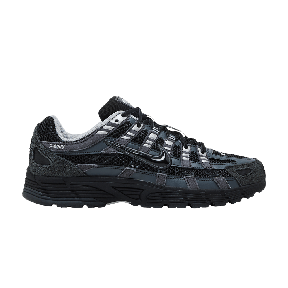 Nike P-6000 Suede Anthracite Metallic Silver