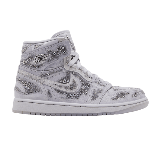 Jordan 1 Retro High OG Swarovski Vast Grey (Women's)