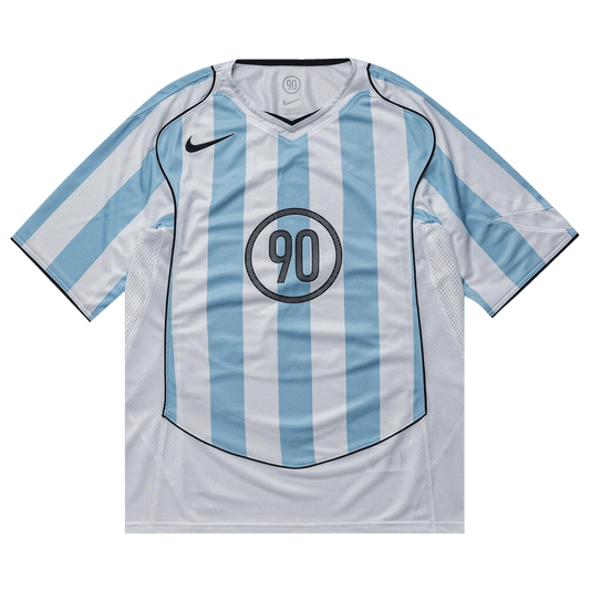 Nike T90 Dri-Fit Soccer Jersey 'Psychic Blue/White/Black/Black'