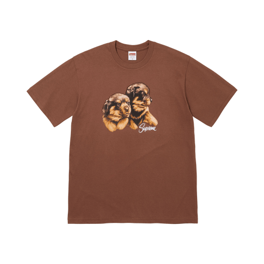 Supreme Puppies Tee 'Brown'