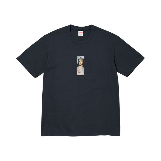 Supreme Prayer Card Box Logo Tee 'Navy'