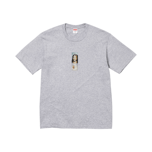 Supreme Prayer Card Box Logo Tee 'Heather Grey'