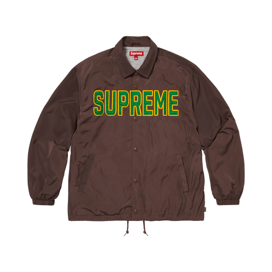 Supreme Spellout Coaches Jacket 'Brown'