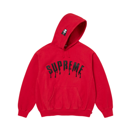 Supreme Ghostface Arc Hooded Sweatshirt 'Red'
