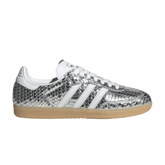 adidas Samba Patent Snakeskin Silver Metallic (Women's)