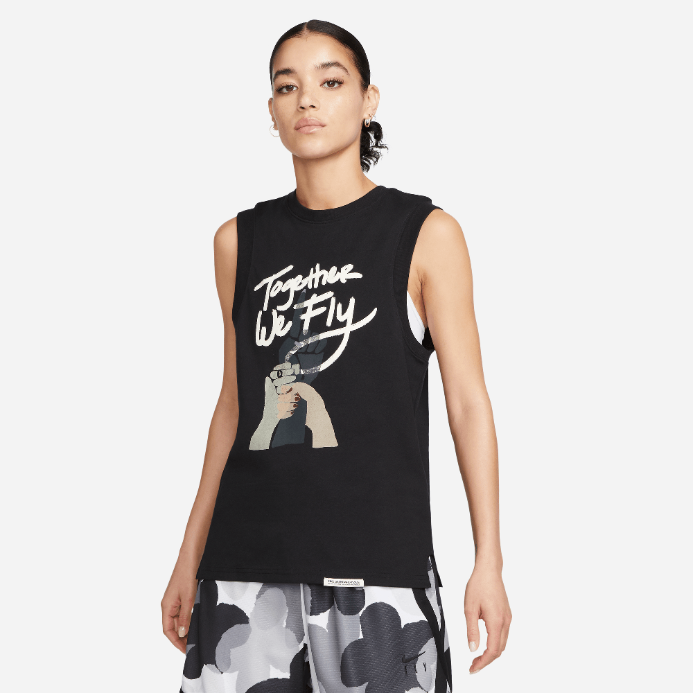 Nike Dri-FIT Standard Issue Women's Top Black/White