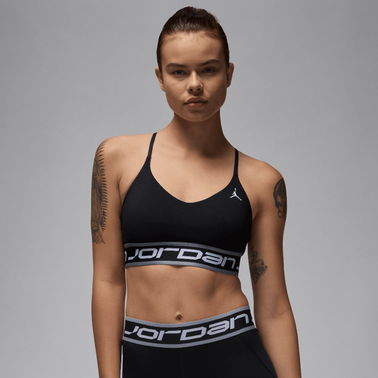 Jordan Sport Indy Women's Light Support Sports Bra Black/Stealth/Black/White