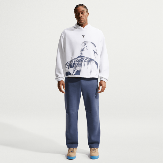 Nike Kobe Dri-FIT Fleece Pullover Basketball Hoodie White