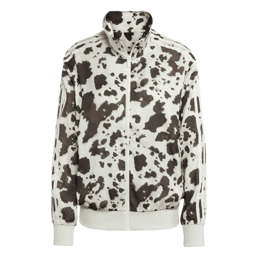 adidas Originals Satin Cow Print Track Top