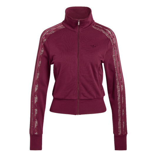 Adidas Firebird Lace Track Top Maroon