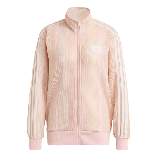 Adidas Originals Summer Glow Knitted Firebird Track Top Pink