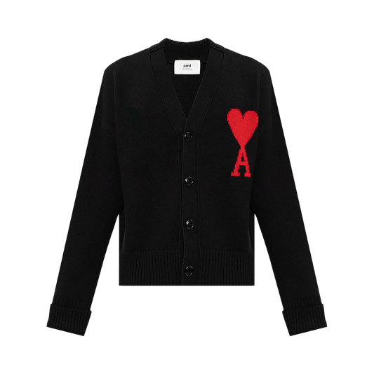 Ami De Coeur Cardigan 'Black/Red'