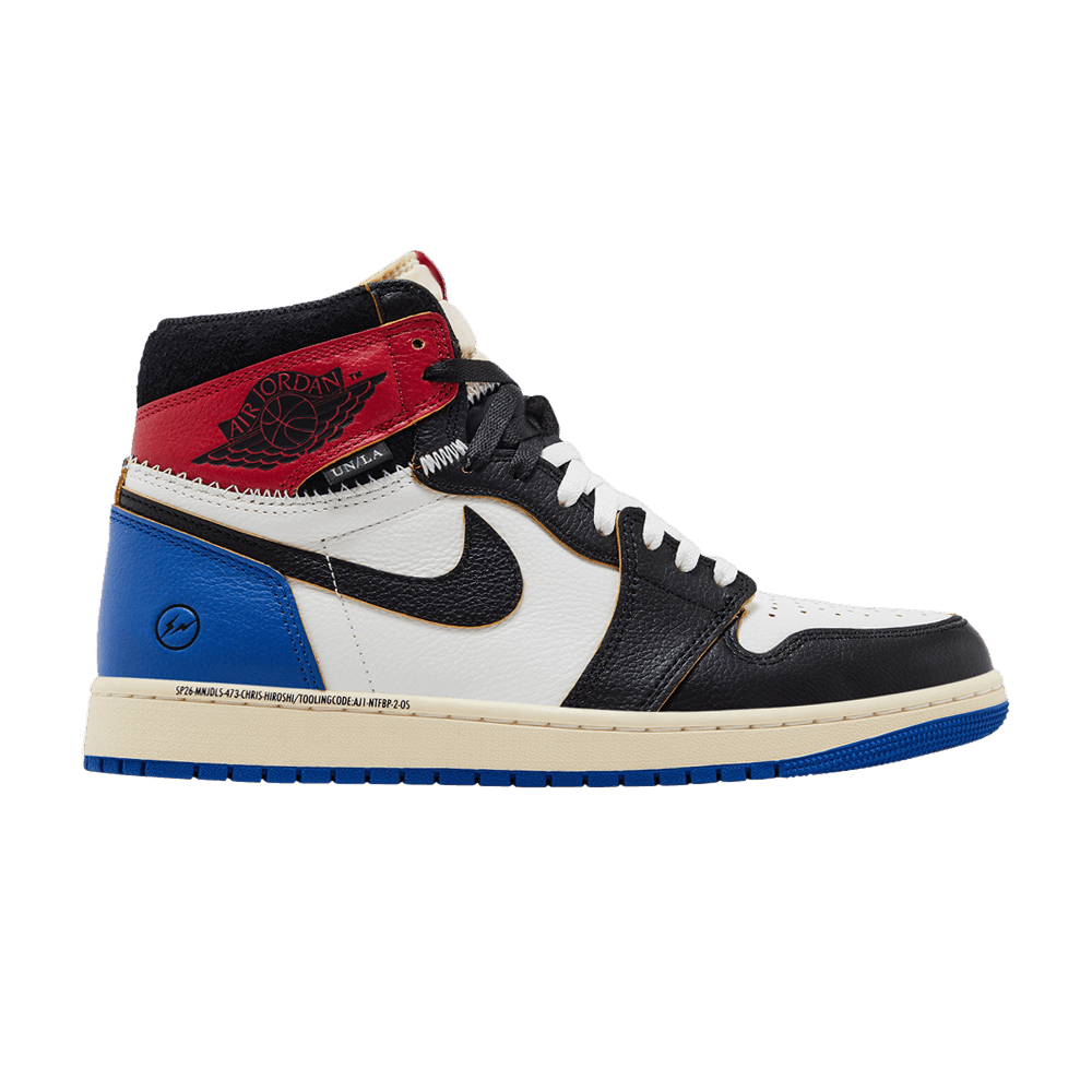 Jordan 1 Retro High OG SP Fragment x Union LA Varsity Red Sport Royal