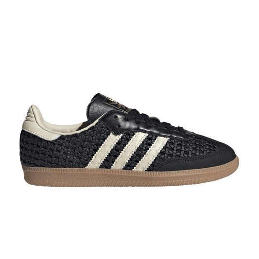 adidas Samba OG Basketweave Black Cream White (Women's)