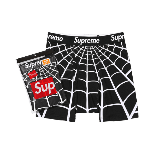 Supreme x Hanes Spider-Man Boxer Briefs (2 Pack) 'Black'